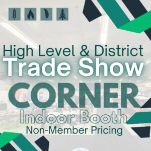 Corner Indoor Booth - Non-Member Pricing
