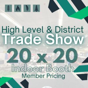 20 x 20 (Or 10 X 40) Indoor Booth - Member Pricing